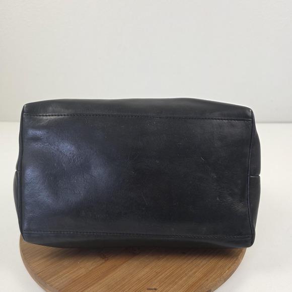 Dooney & Bourke Florentine Satchel Bag Womens Medium Black Leather Zip Top Purse - Picture 8 of 16